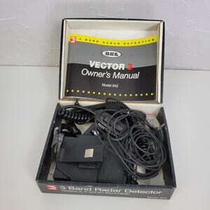 Bel Home Electronics One Size Black Vector 3 Model 942 3 Band Radar Detector